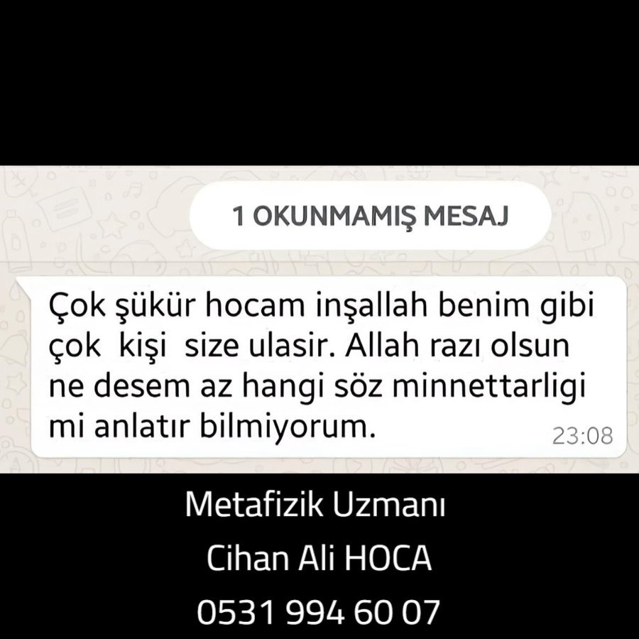 Danışandan WhatsApp mesajı 3