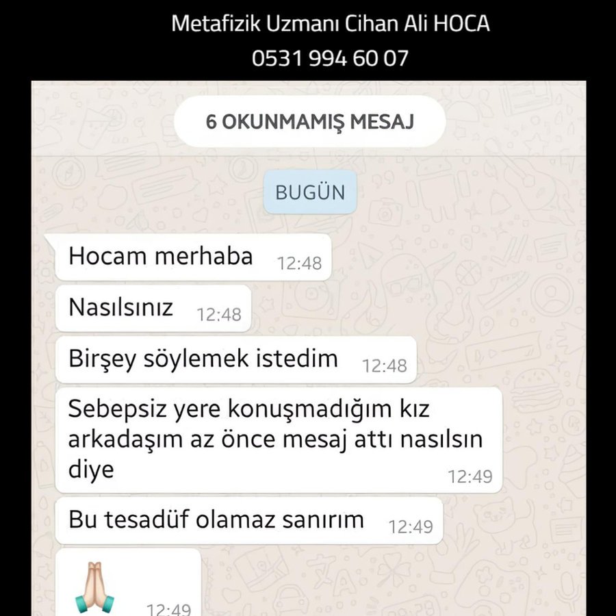Danışandan WhatsApp mesajı 5